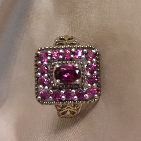 925 Genuine Untreated Grape Rhodolite Garnet. FIRM. Every Day Elegance. FIRM. - Picture 14 of 15